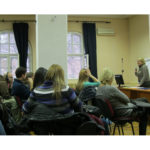 Medical students attend the first undergraduate course on palliative care in Serbia.