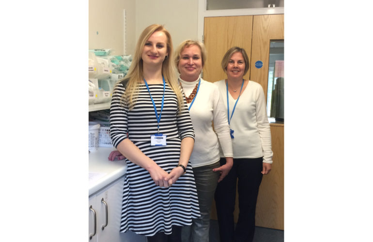 Lithuanian healthcare workers visit St Ann’s Hospice in the UK