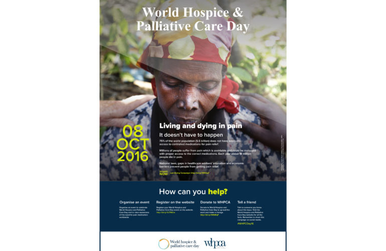 World Hospice and Palliative Care Day posters and materials published