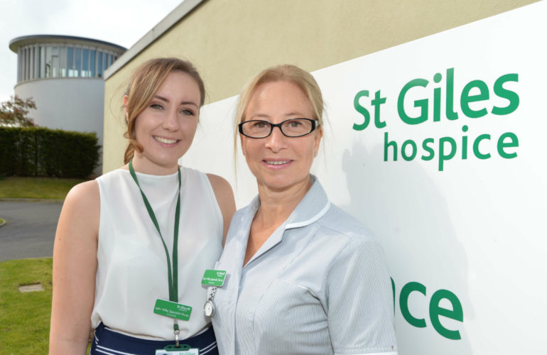 Pilot project at St Giles Hospice will see nurses work across community and inpatient settings