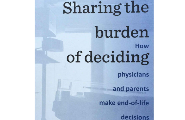 Sharing the burden of deciding near the end of a child’s life