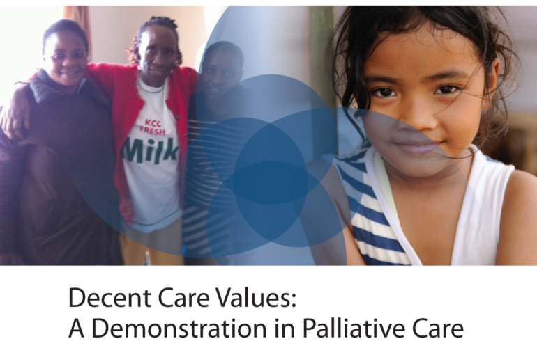 Using Decent Care Values to improve palliative care