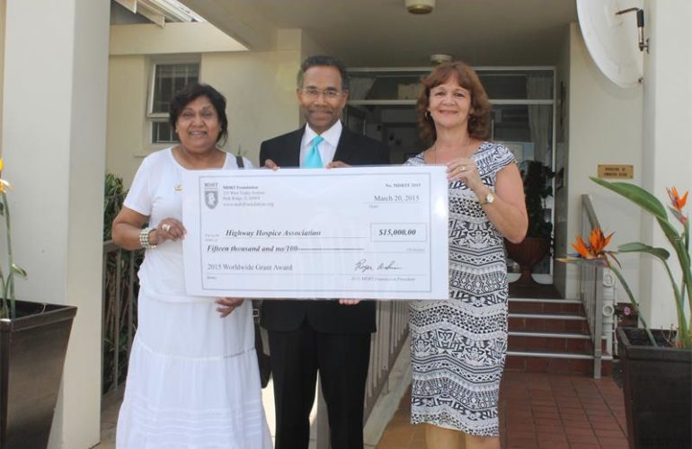 Highway Hospice receives $15 000 donation