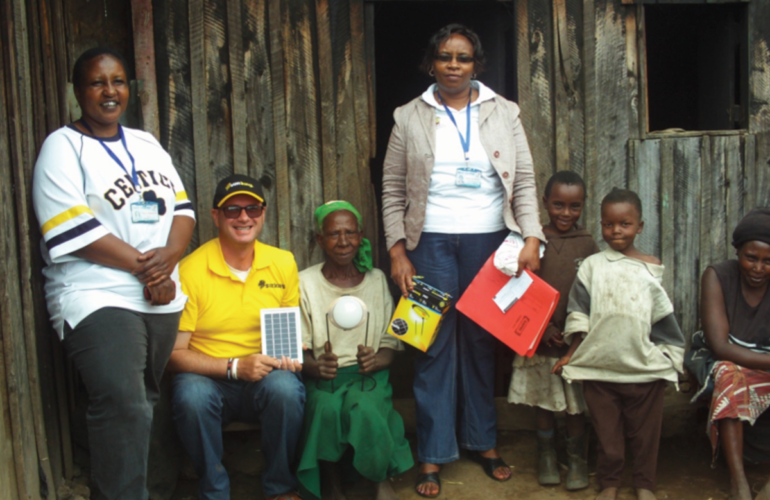 Lamps donation to Meru Hospice benefits community