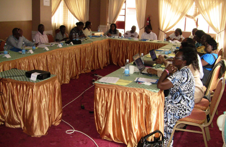 Lecturers and tutors attend a four day palliative care workshop
