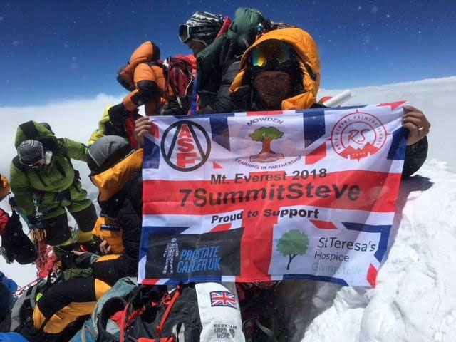 Hospice supporter receives award while climbing Antarctica’s tallest mountain