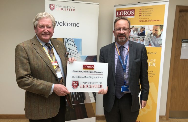LOROS Hospice and University of Leicester form official partnership
