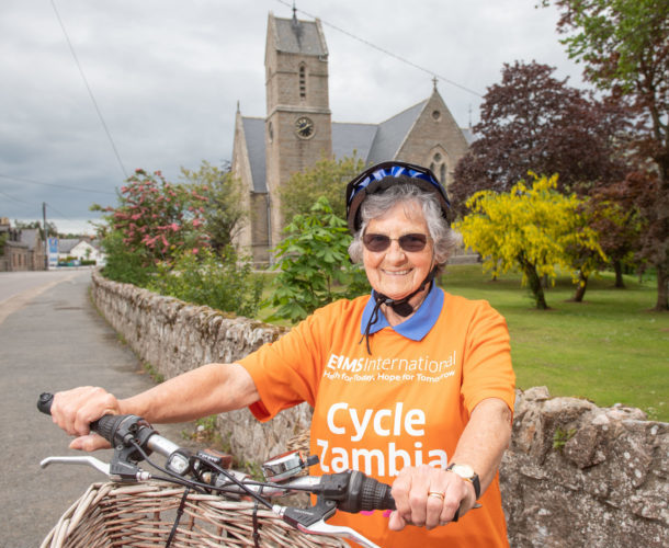 Plucky 80-year-old prepares for cycle challenge in Africa to help those in need