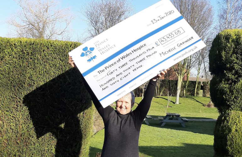 Fundraiser who embarked on fifty challenges in one year becomes hospice patron