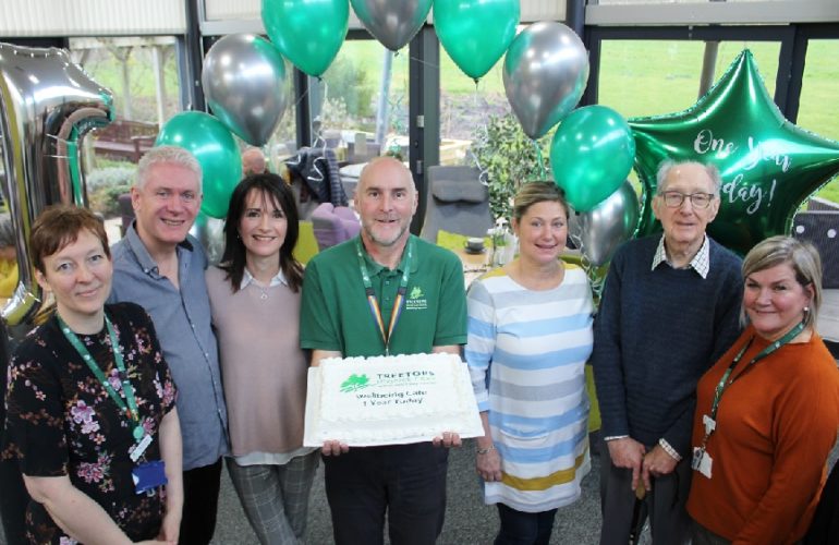 Treetops Hospice Wellbeing Café celebrates first birthday and launches MND support group