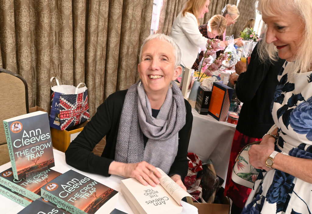 Ann Cleeves OBE wows at Hospice Charity Lunch Ann Cleeves OBE