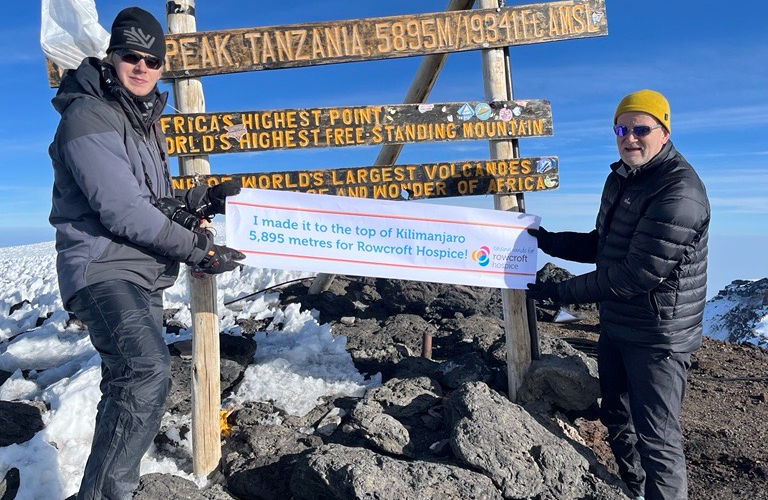 Hospice CEO conquers highest mountain in Africa