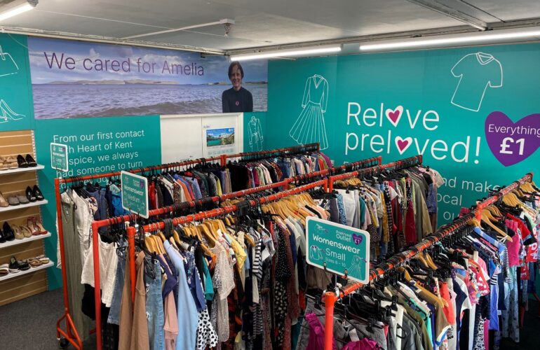 Heart of Kent Hospice Charity Shop opens Pre-loved Outlet