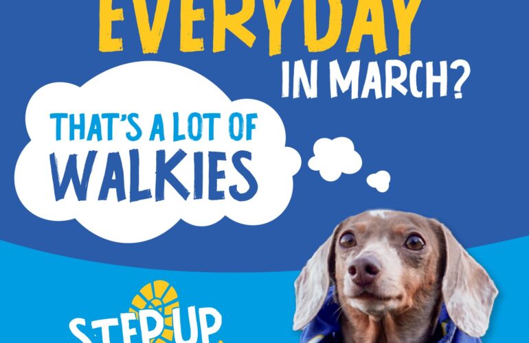 Step Up For St Barnabas And Walk 10,000 Steps A Day This March