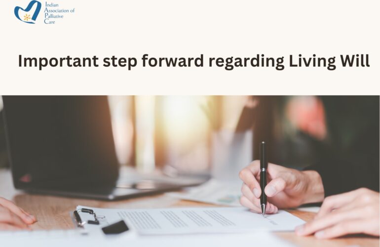 Important step forward regarding Living Will