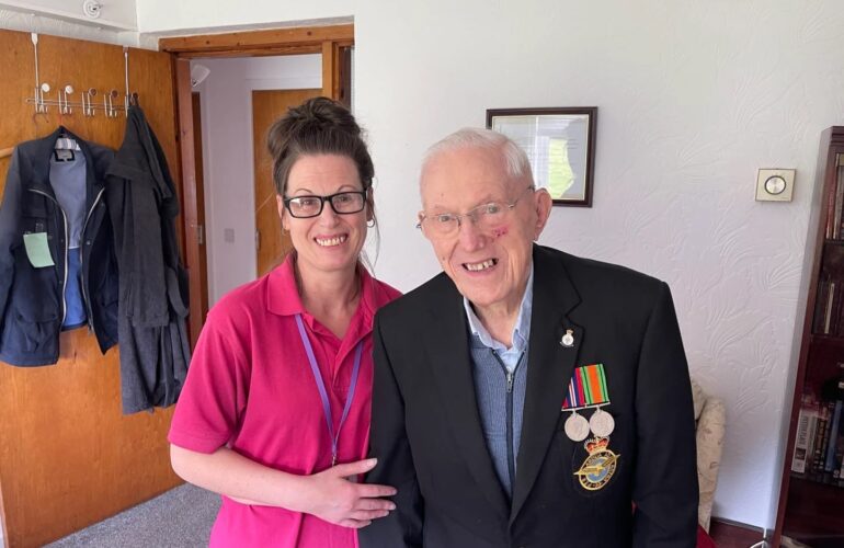 Falkirk RAF veteran turns 105 as VE Day 80 celebrations begin