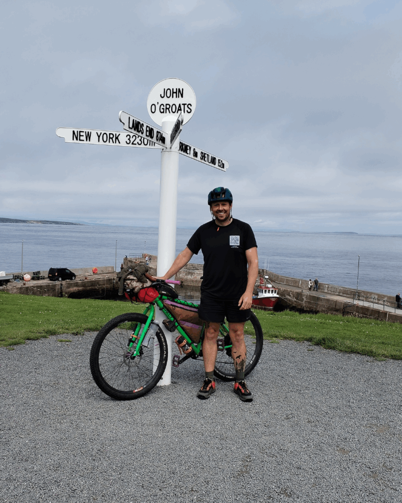 Police Constable Stephen Cycles UK for Strathcarron Hospice 1