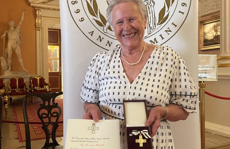 Rowcroft Hospice Volunteer Honoured with Prestigious League of Mercy Award