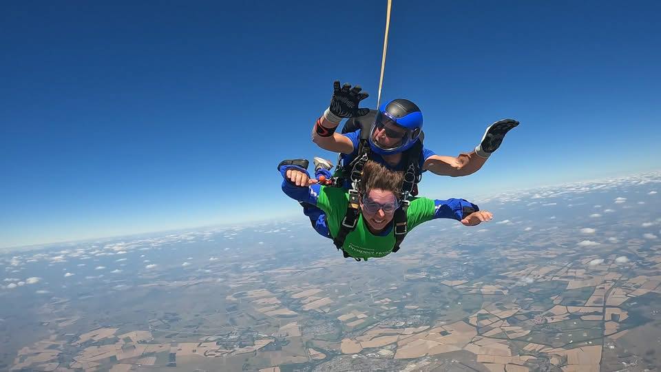 Nurses take a leap for Prospect Hospice Sarah Knight