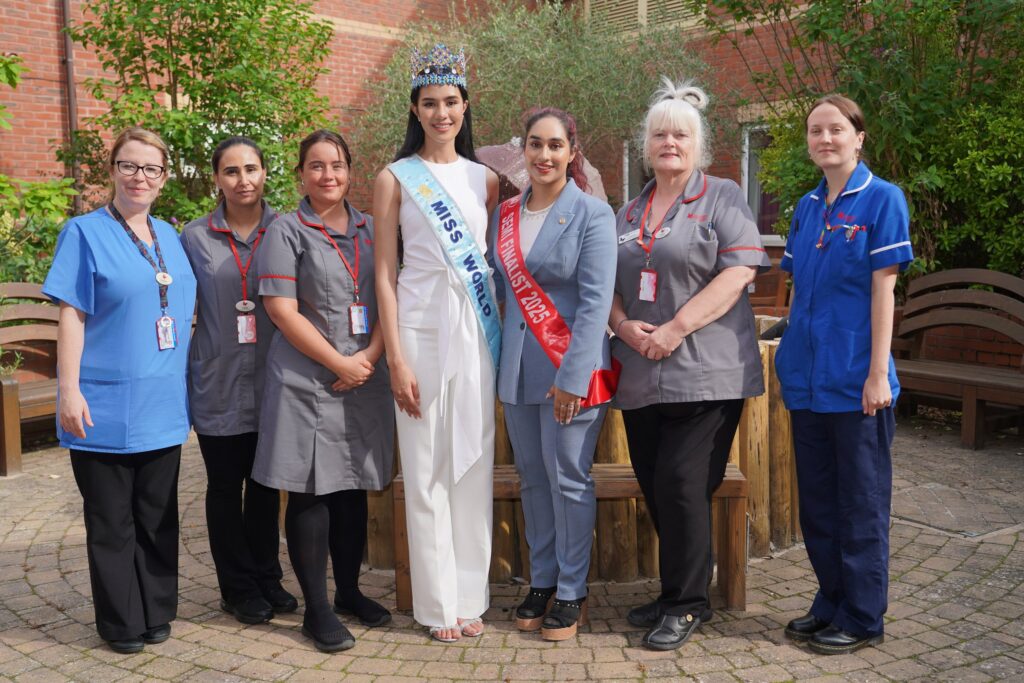 The Myton Hospices - Miss World visits Coventry Myton Hospice