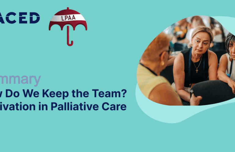 How do we stay motivated in Palliative Care?