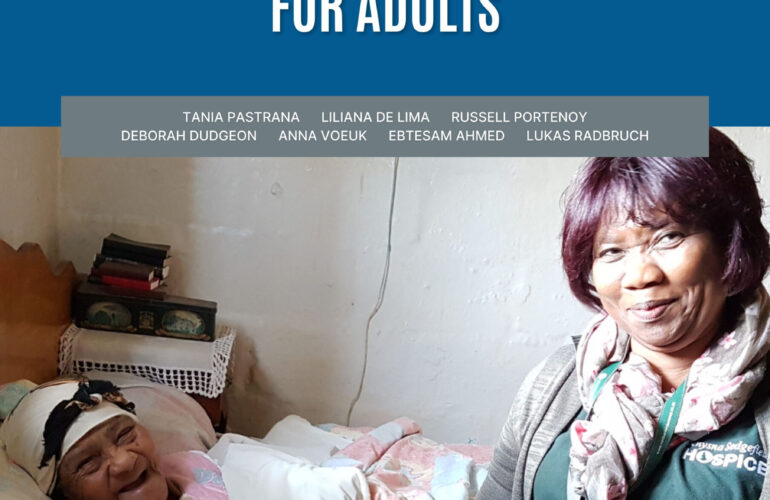 Launch of the free IAHPC Manual on the Use of Essential Palliative Care Medicines for Adults