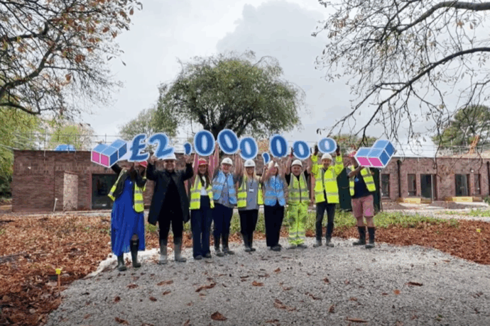 The St Ann’s Hospice Build it Together appeal has officially hit its £2m target! 2m-690x460