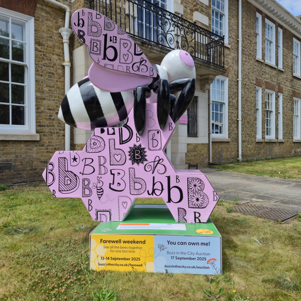 Art trail bees buzz together for final farewell 'I Love Bs' by Jennifer Flint