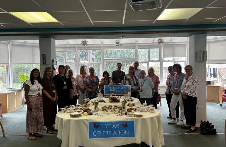 The Myton Hospices celebrates one year of their Telephone Support Volunteers
