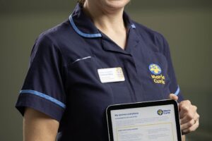EDITORIAL USE ONLY
Emma-May Ward, Clinical Nurse Specialist at Marie Curie, with the ‘End of Life List’, a free practical guide launched by the charity to help people prepare for the final stages of life, covering everything from legal matters to care preferences and funeral plans, following new research revealing that one in three people have not considered their end-of-life arrangements. Issue date: Tuesday October 28, 2025. PA Photo. The list will be available online and in Morrisons and Superdrug pharmacies from next month. Photo credit should read: Matt Alexander/PA Media Assignments