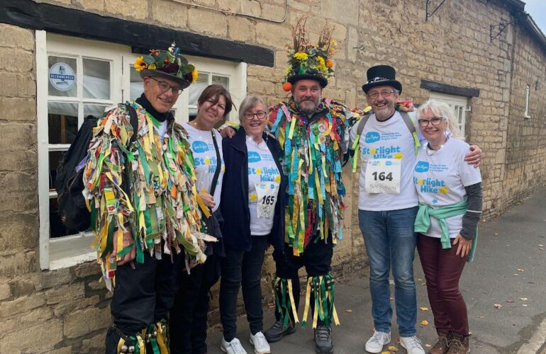 A coat of many colours: Morris dancer’s tribute to mum raises £1,400 for Sue Ryder