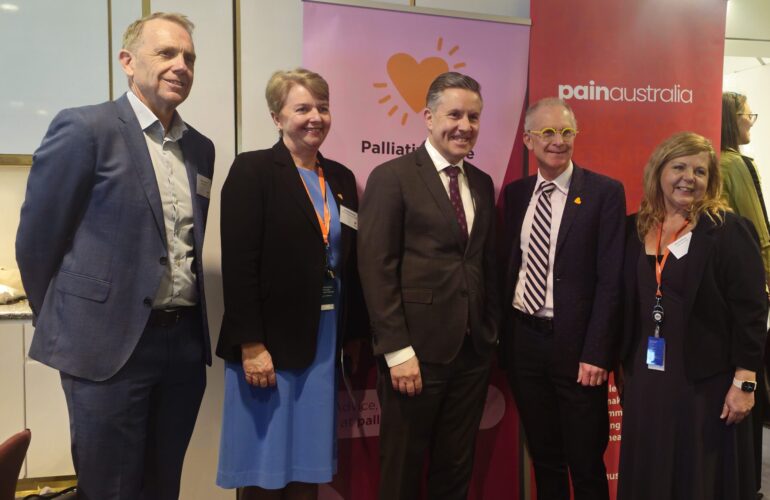 PCA and Painaustralia advance national conversation on pain management at end of life