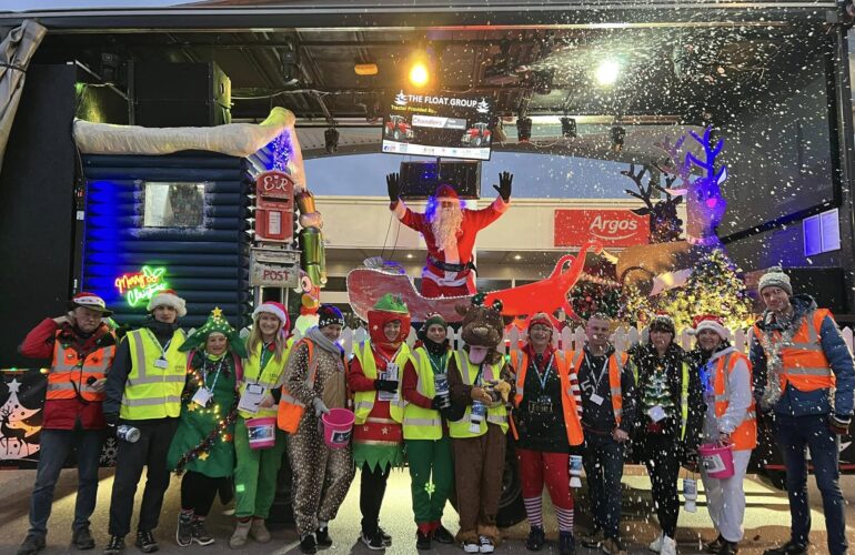 Bristol Christmas Float brings Festive Cheer to support St Peter’s Hospice