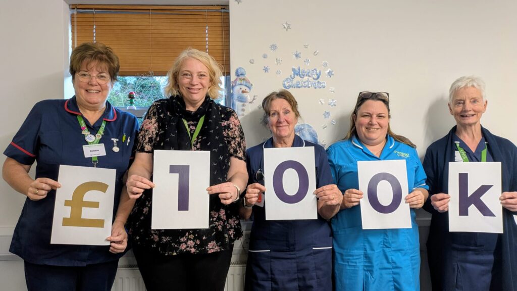 Prospect Hospice supporters raise £100,000 in 24 hours this Giving Tuesday Giving tuesday reults