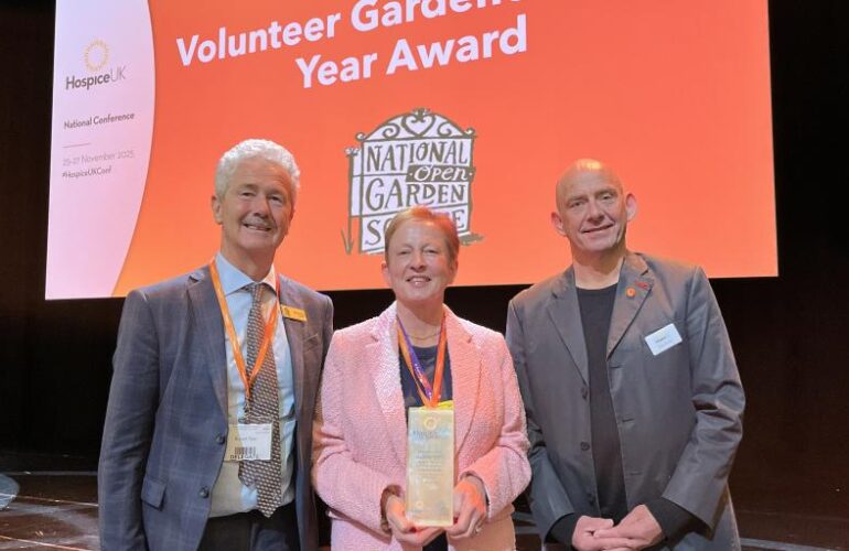 “Winning Volunteer Gardener of the Year Award: it’s a team effort”
