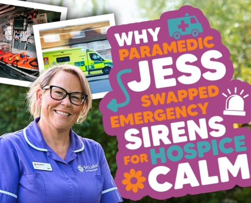 Why Paramedic Jess swapped Emergency Sirens for Hospice Calm