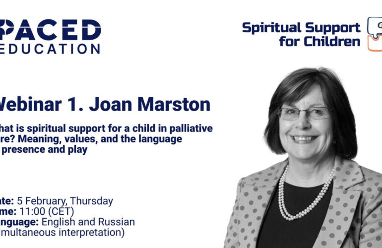 PACED – New webinar series on spiritual support for children