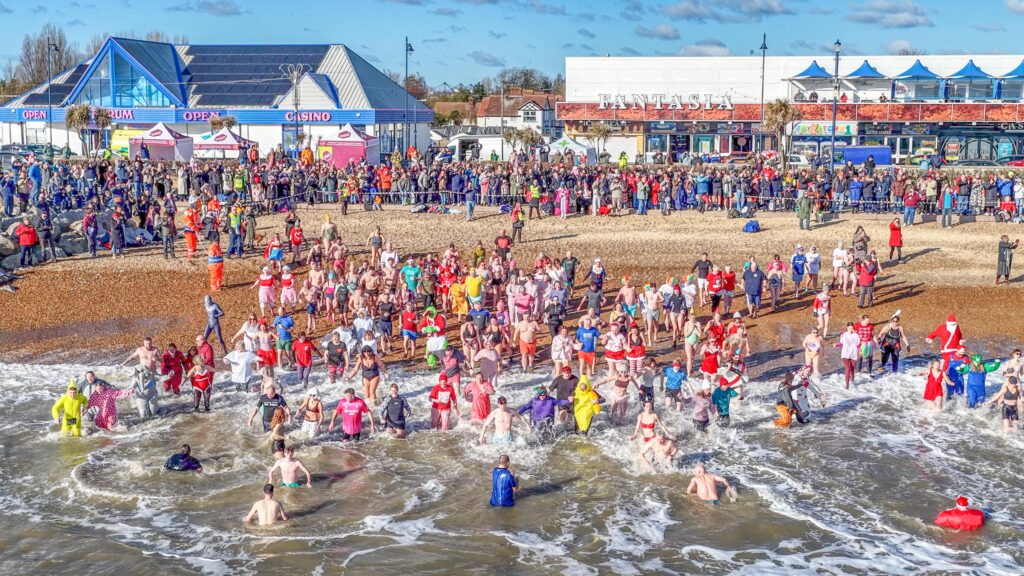 Drone shot of dippers