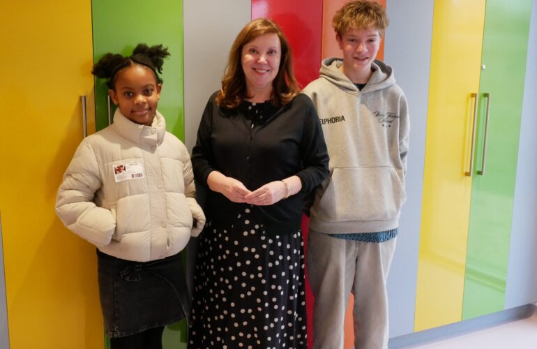 The Children’s Commissioner for England, Dame Rachel De Souza, visits Noah’s Ark Children’s Hospice