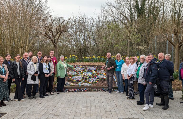 Community art installation unveiled
