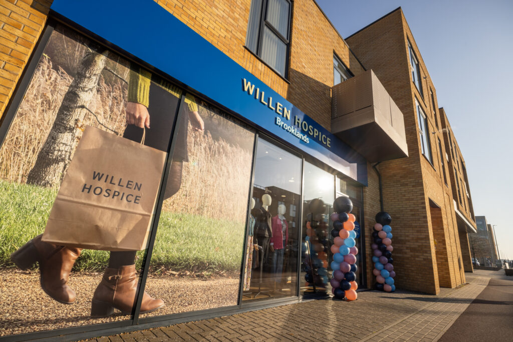 Brooklands residents invited to support local hospice care at new shop Willen Hospice Brooklands opening (2)