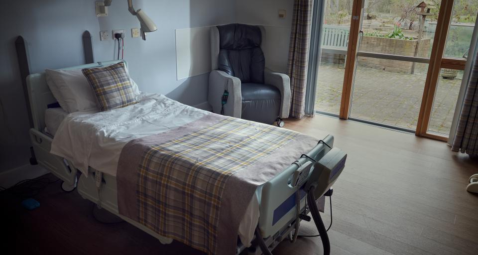 Behind the cuts: how hospice services are shrinking across England St Cuthberts Hospice Bed 1