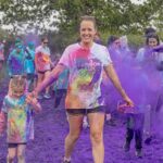 Rainbow Runners in good spirits despite wet weather