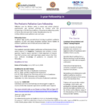 Apply Now: 1-Year Fellowship in Pediatric Palliative Medicine for South & Southeast Asia