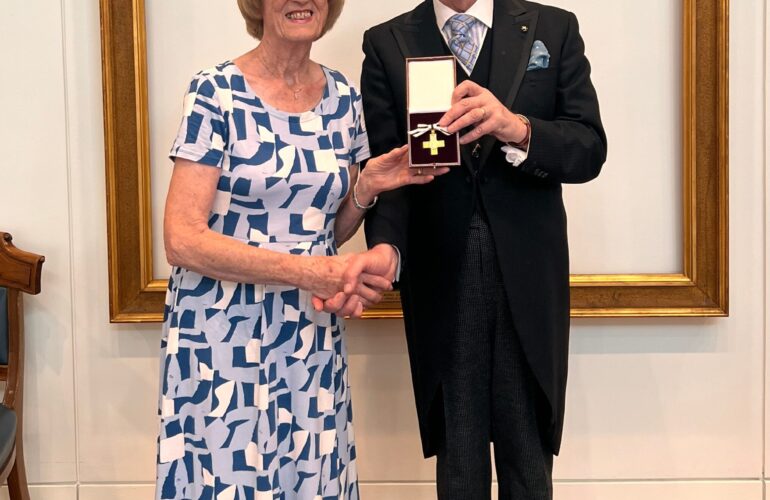 Havens Hospices volunteer honoured with national Order of Mercy award