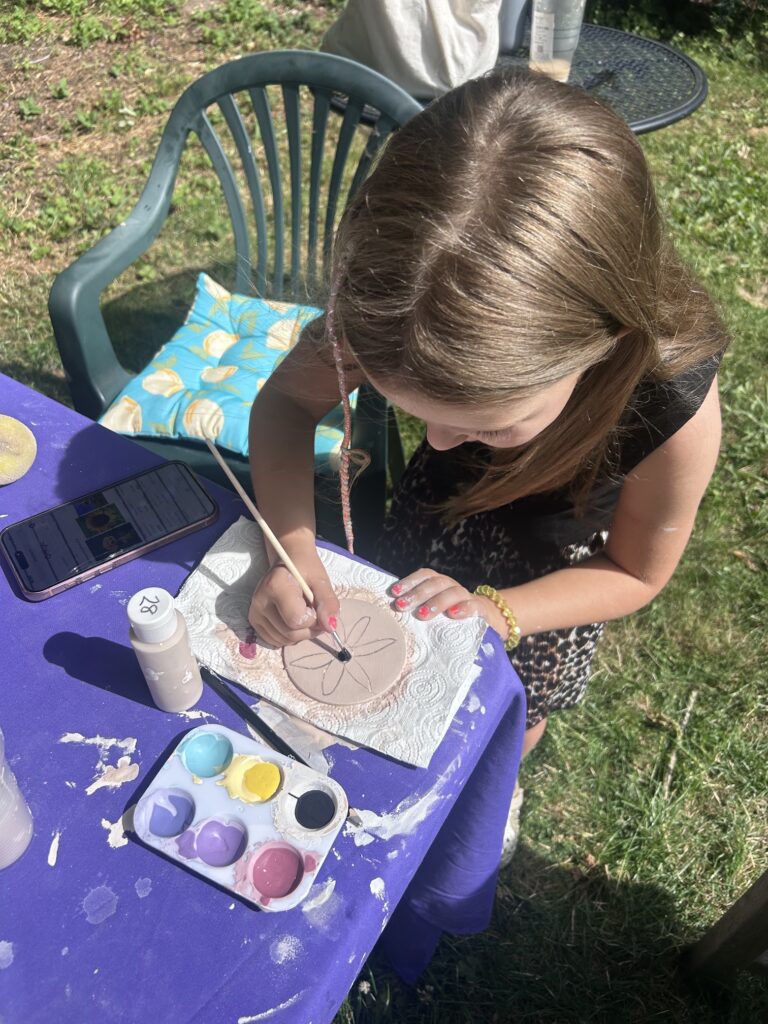 Mindful crafts are just some of the activities that form part of Ashgate Hospice's new Forest School programme