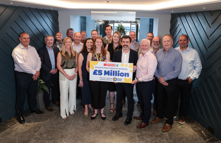 SPAR UK celebrates nine years of fundraising, hitting £5M total for Marie Curie