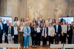 Speakers and signatories of the Rome Charter 2026 at the conference “Paediatric Palliative Care: Challenging Situations and Difficult Choices”, held in Rome on 28 May 2026