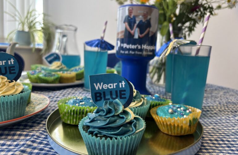 Turning Bristol Blue for St Peter’s Hospice