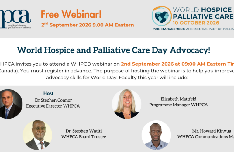 WHPCA free webinar to help strengthen advocacy skills ahead of World Day